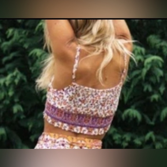 Sophie and Trey Womens 60s Style Flower Child Top Size Small - Picture 3 of 16